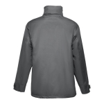 Manteau doudoune imperméable personnalisé en polyester THC Liubliana couleur gris
