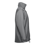 Manteau doudoune imperméable personnalisé en polyester THC Liubliana couleur gris troisième vue
