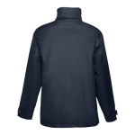 Manteau doudoune imperméable personnalisé en polyester THC Liubliana couleur bleu marine