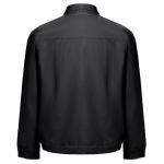Vestes de travail avec logo en coton 240 g/m² THC Bratislava couleur noir deuxième vue
