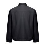 Vestes de travail avec logo en coton 240 g/m² THC Bratislava couleur noir