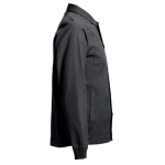 Vestes de travail avec logo en coton 240 g/m² THC Bratislava couleur noir troisième vue