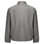 Vestes de travail avec logo en coton 240 g/m² THC Bratislava couleur gris deuxième vue