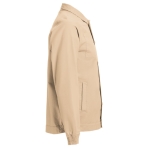 Vestes de travail avec logo en coton 240 g/m² THC Bratislava couleur marron clair troisième vue