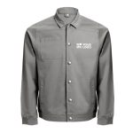 Vestes de travail avec logo en coton 240 g/m² THC Bratislava avec zone d'impression