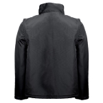 Veste de travail convertible en gilet en polyester 170 g/m² THC Astana couleur noir deuxième vue