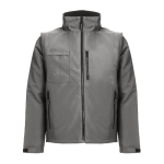 Veste de travail convertible en gilet en polyester 170 g/m² THC Astana couleur gris