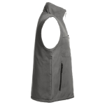 Veste de travail convertible en gilet en polyester 170 g/m² THC Astana couleur gris sixième vue