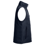Veste de travail convertible en gilet en polyester 170 g/m² THC Astana couleur bleu marine sixième vue