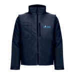 Veste de travail convertible en gilet en polyester 170 g/m² THC Astana avec zone d'impression