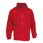 Vestes en polaire plusieurs coloris 280 g/m² MKT Hizon couleur rouge première vue
