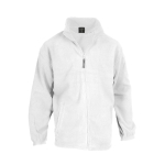 Vestes en polaire plusieurs coloris 280 g/m² MKT Hizon couleur blanc première vue