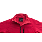 Vestes d'entreprise en softshell et élasthanne 300 g/m² MKT Molter couleur rouge cinquième vue