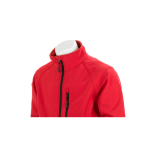 Vestes d'entreprise en softshell et élasthanne 300 g/m² MKT Molter couleur rouge sixième vue