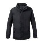 Parka imperméable en polyester, doublure polaire 200 g/m² MKT Flogox couleur noir première vue