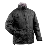 Parkas imperméables personnalisées en tissu ripstop durable MKT Zylka couleur noir première vue