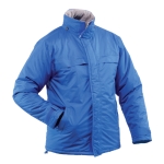Parkas imperméables personnalisées en tissu ripstop durable MKT Zylka couleur bleu première vue