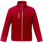 Vestes softshell d'entreprise en polyester 250 g/m² Elevate Essentials couleur rouge deuxième vue frontale
