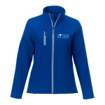 Veste softshell pour femmes en polyester 250 g/m² Elevate Essentials avec zone d'impression