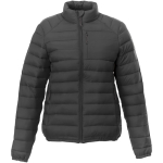 Vestes publicitaires femmes isolantes en nylon 380T Elevate Essentials couleur gris foncé deuxième vue frontale