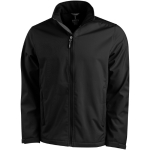 Vestes softshell d'entreprise en polyester 270 g/m² Elevate Life couleur noir