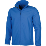 Vestes softshell d'entreprise en polyester 270 g/m² Elevate Life couleur bleu
