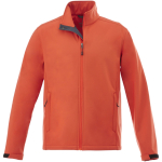 Vestes softshell d'entreprise en polyester 270 g/m² Elevate Life couleur orange