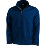 Vestes softshell d'entreprise en polyester 270 g/m² Elevate Life couleur bleu marine