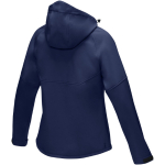 Veste imperméable recyclée pour femmes en RPET 280 g/m² Elevate NXT couleur bleu marine troisième vue arrière