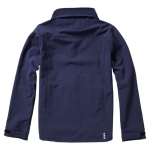 Veste softshell imperméable en polyester 300 g/m² Elevate Life couleur bleu marine