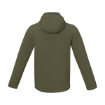 Veste softshell imperméable en polyester 300 g/m² Elevate Life couleur vert olive deuxième vue arrière