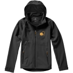Veste softshell imperméable en polyester 300 g/m² Elevate Life vue impression sérigraphique