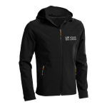 Veste softshell imperméable en polyester 300 g/m² Elevate Life avec zone d'impression