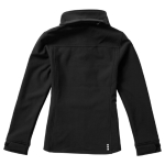 Veste softshell à capuche femmes en polyester 300 g/m² Elevate Life couleur noir