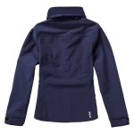 Veste softshell à capuche femmes en polyester 300 g/m² Elevate Life couleur bleu marine