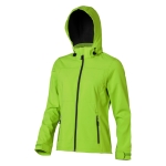 Veste softshell à capuche femmes en polyester 300 g/m² Elevate Life quatrième vue