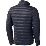 Veste personnalisée en nylon 20D et duvet 115 g/m² Elevate Life couleur bleu marine vue arrière