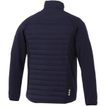 Veste d'entreprise isolante en polyester 380T 245 g/m² Elevate Life couleur bleu marine vue arrière
