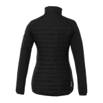 Vestes personnalisées bicolores femmes en polyester 380T Elevate Life couleur noir