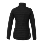 Vestes personnalisées bicolores femmes en polyester 380T Elevate Life couleur noir