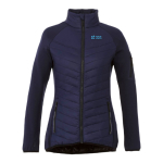 Vestes personnalisées bicolores femmes en polyester 380T Elevate Life avec zone d'impression