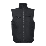 Gilets Oxford personnalisés en polyester 170 g/m² THC Stockholm couleur noir première vue