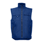 Gilets Oxford personnalisés en polyester 170 g/m² THC Stockholm couleur bleu roi première vue
