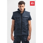 Gilets Oxford personnalisés en polyester 170 g/m² THC Stockholm couleur bleu marine vue image ambiance
