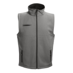 Gilets softshell en polyester et élasthanne 280 g/m² THC Baku couleur gris foncé