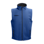 Gilets softshell en polyester et élasthanne 280 g/m² THC Baku couleur bleu roi première vue