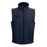 Gilets softshell en polyester et élasthanne 280 g/m² THC Baku couleur bleu marine