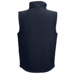 Gilets softshell en polyester et élasthanne 280 g/m² THC Baku couleur bleu marine deuxième vue
