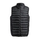 Gilets coupe-vent publicitaires légers en polyester MKT Belsan couleur noir