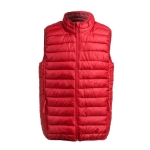 Gilets coupe-vent publicitaires légers en polyester MKT Belsan couleur rouge